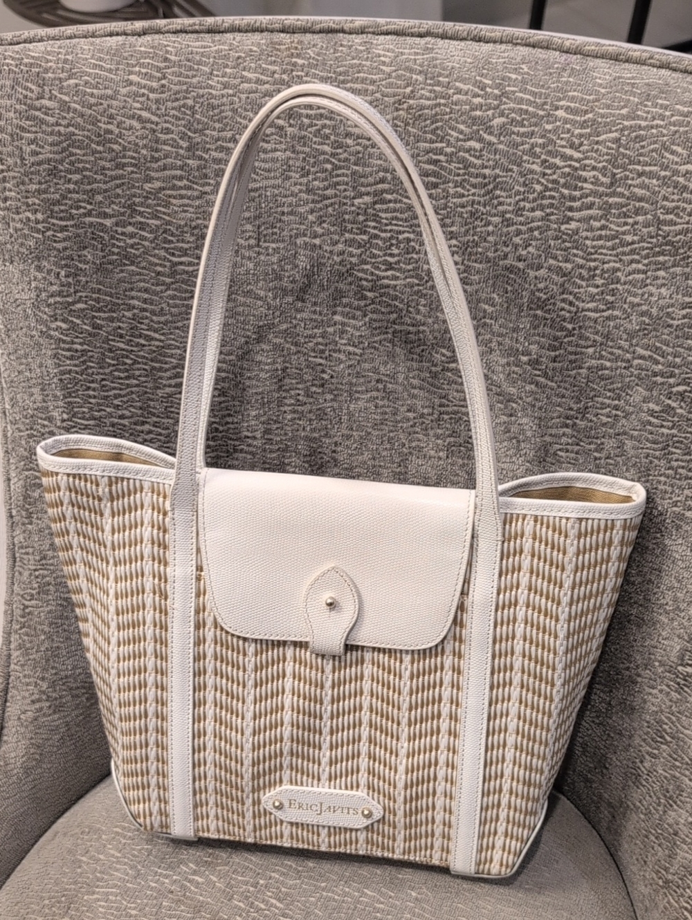Eric Javits Verona Raffia Tote Bag